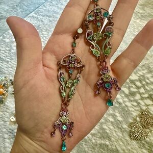 Elegant Multicolor Dangle Earrings